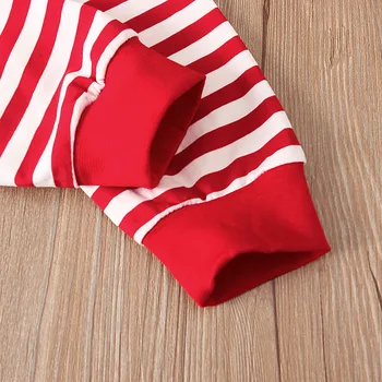 Christmas Red Santa Print Fritidsbeklædning Til Børn Drenge Piger Gave Langærmet Tøj Party Game Cosplay Kostume Homewear Pyjamas