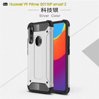 Telefonen Tilfælde Huawei S Smart Z Dække Anti-banke Blød Silikone+Hård Plast For Huawei S Smart Z Stødsikkert Funda Y9 Prime 2019