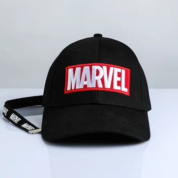 Original Disney Avengers 3 Marvel LOGO PU baseball cap Justerbar parasol hip hop cap