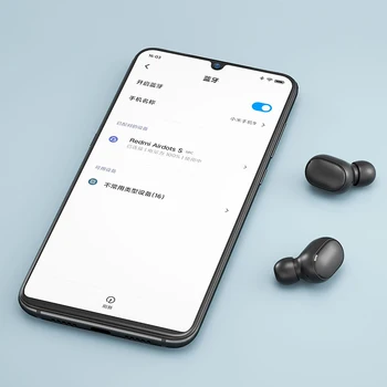 Xiaomi Redmi AirDots 2 Øretelefoner S TWS Trådløse airdots S Stereo Bluetooth 5.0 Hovedtelefonerne til støjreduktion Håndfri AI Voice Control