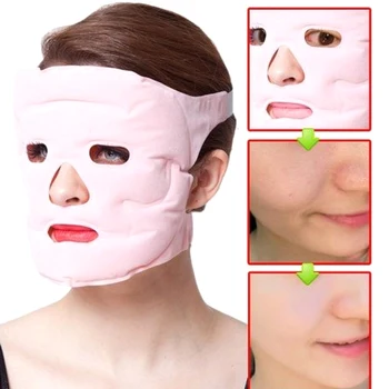 Beauty Face-lift Mask Turmalin Magnetisk Terapi Massage Fugtgivende Genanvendelige ansigtsmaske MH88