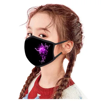 5PC ansigtsmaske Til Børn Drenge Piger Maske Børn Vaskbar Munden Caps Anti Støv Haze Udendørs Bomuld Ansigt, Mund Maske Respirator