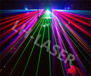 2W mini RGB laser med 45kpps scanner og analog modualtion dj laserlys/disco lys/Koncert belysning/Ferie belysning