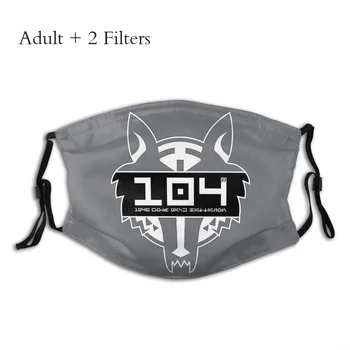 104: e Wolf Pack Bataljon Logo Masque Beskyttelse Star Wars Adulte Ansigt Maske Med Filtre