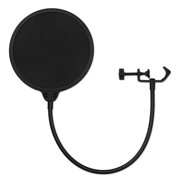 Filter mikrofon/ Forrude med Swivel Mount 360 Fleksibel Holder til blue Mikrofon