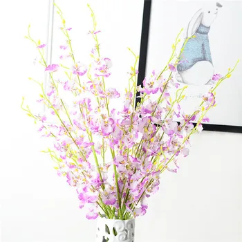 90Cm Lange 1PC Blå Pink Butterfly Orchid Kunstige Blomster DIY Nye År Hjem Dekorationer, Bryllup Valentine ' s Day