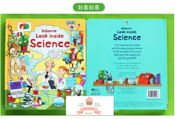 Engelske børn, bøger Kigge indenfor Videnskab baby pædagogisk Billede med over 110 flapper til at løfte gave til børn