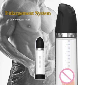 Elektrisk Penis Pumpe Sex Soys For Mænd Mand Voksne USB-Genopladelige Automatisk Vakuum Penis Extender Pik Lupe Udvidelse