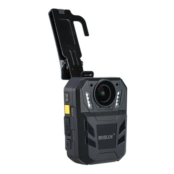 BOBLOV WA7-D Kroppen Slidt Kameraet 32MP HD 1296P Bærbare Kamera DVR Video-Optager Sikkerhed Cam Med Fjernbetjening politiet kamera