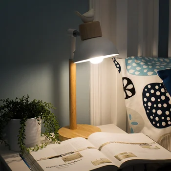 Moderne Nordisk Minimalistisk Bord Lampe Kreative Deco Lron Led Desk Lys Til Stuen Soveværelse Sengelampe Undersøgelse Rummet Lys E27