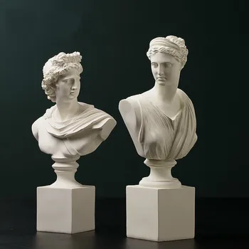 Nordiske Gudinde For Sejr Statue Harpiks Malet Karakter Skulptur Hjem Stue Kontor Indretning Figur Desktop Ornament Sculp