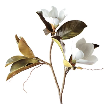 Høj Kvalitet Dekorative Kunstige Blomster 1 Stykke Super Smuk Falske Magnolia Hjem-Og Shop Indretning Vise Silke Blomster