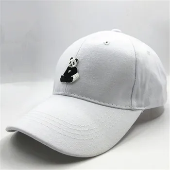 Panda broderi bomuld Casquette Baseball Cap hip-hop cap Justerbar Snapback Hatte til børn, mænd, kvinder 90