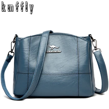 Nye luksus håndtasker, kvinder tasker designer høj kvalitet læder crossbody tasker til kvinder 2020 casual multi-lomme skulder tasker