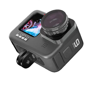 Vidvinkel Fiskeøje Linse til GoPro Hero 9 Black Action Kamera Tilbehør 180 Graders Vidvinkel Kameraer Filter Linser til Gopro9