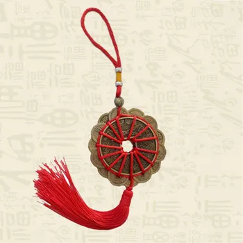 Kinesisk Feng Shui Mønter Hængende Dekoration Heldig Pynt Til Rigdom Og Succes Hus, Kontor, Bil Feng Shui Element