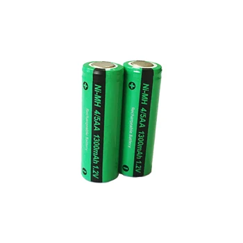 8STK PKCELL Genopladelige 1,2 v 4/5AA 1300MAH NIMH-Batteriet er fladt top industrielle Batterier