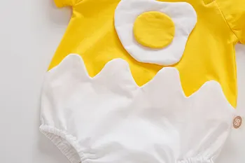 Nyfødte Baby Rompers Super søde æg Kids Tøj drenge Pige Jumpsuits Roupas De Bebe Infantil Baby Sport, Tøj