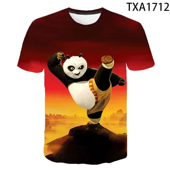 Kung Fu T-Shirt Mænd, Kvinder, Børn 3D-Print T-shirts, Casual Dreng Pige Børn Sommer Fashion Streetwear, Cool Toppe Tee