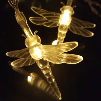 2018 NYE 3M 30LED Lys Dragonfly LED String AA-Batteri Garland Vedhæng Lys til Haven Dekoration Fest Dekoration af Forbrugsstoffer