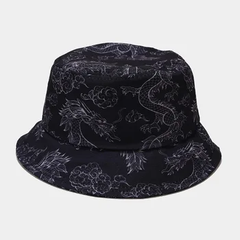 2020 Tie dye, Butterfly,Brand, Cloud, Dragon Print Fiskeren Hat Fiskeren Hat til Mænd og Kvinder Udendørs Fritids-Bucket Hat