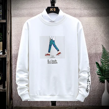 Print Hip Hop Hoodie Mænd Kvinder Pullover Overdimensionerede Streetwear til Mænd Sweatshirts og Hættetrøjer 2020 Mand
