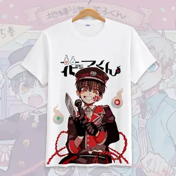 Anime Hanako-kun Cosplay T-Shirt Nene Yashiro Yugi Minamoto Kou Kamome Academy Toilet-Bundet Sommer Bomuld Tee Skole Pige Bære