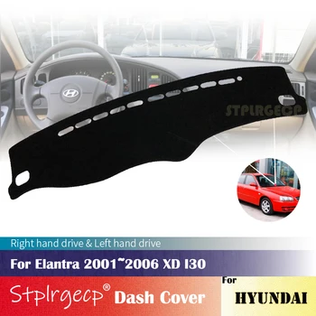 For Hyundai Elantra 2001 2002 2003 2004 2005 2006 XD I30 Anti-Slip Dashboard Dækker Beskyttende Pad CarAccessories Parasol Tæppe