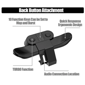 Gamepad Tilbage-Knappen Klip Extender Joysticket Turbo Key Adapter til PS4 Controller