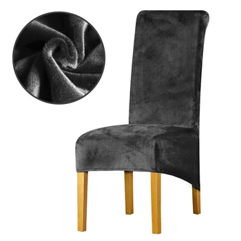 Lellen 1 stykke stor størrelse trykt stol dække strække høj king tilbage Slipcovers for hotellets Spisestue, stue home decor