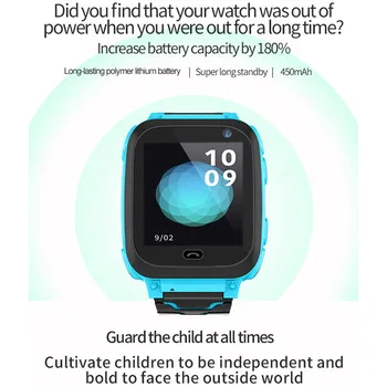 Reloj inteligente hombre DS38 1.44 tommer Kid Smart Ur GPS IP67 Vandtæt Trænings-og Se SOS Med Kamera, smart ur kvinder