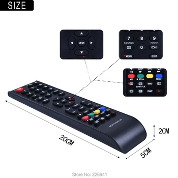 TV-fjernbetjening du kan bruge til GCBL TV20A-C35 B32-LED1 GRANDIN LD40CH105 LED40D2080 remoto controle controller teleconmando fernbedie