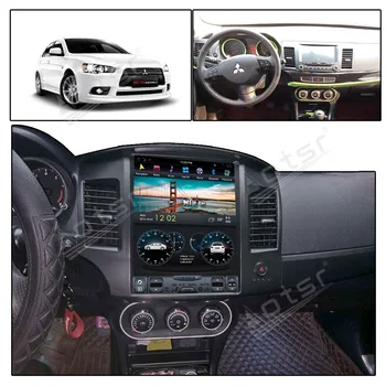 128GB Mms-Tesla Stil PX6 Android Til Mitsubishi Lancer EVO 2007+ Bil Radio Afspiller Auto GPS Navigation DSP Carplay 4G-SIM