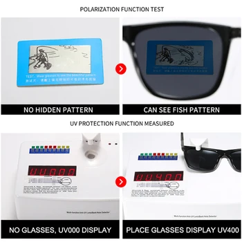 SIMPRECT 2021 Polariserede Solbriller Mænd UV400 Høj Kvalitet Elastisk Templer Vintage-Pladsen Anti-Blænding Driver ' s solbriller Til Mænd