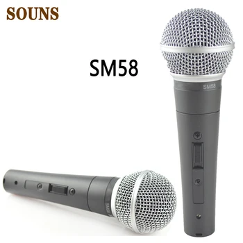 SM58 Kablede Live Dynamisk Vokal Mikrofon, SM58 Professionel Studio Mikrofon, SM58 MIKROFON til PC,karaoke,spil