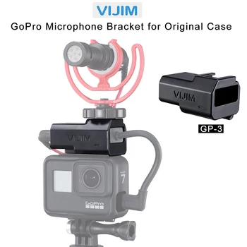 VIJIM GP-3 Vlog Batteri Mic-Adapter til Gopro 7 6 5 Kolde Sko Mount Adapter til Oprindelige Gopro Sag
