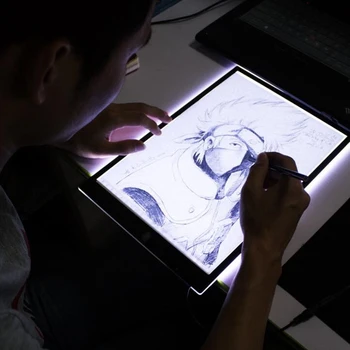 Digital Grafik Pad A4 LED Tegning Tablet Elektronisk Kunst Maleri, Skrivning af yrelsen for Husholdningernes Computer Tilbehør