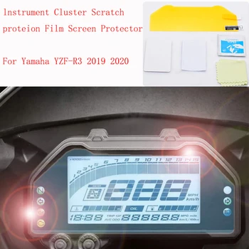 For Yamaha YZF-R3 R3 2019 2020 Motorcykel kombiinstrumentet Bunden Beskyttelses Film Skærm Protektor Blu-ray 2019 2020 YZF R3