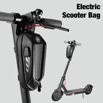 Scooter styrtaske Hard Shell Foran Hængende Bag El-Scooter Taske Indbygget USB-stik Stor Kapacitet PU vandafvisende