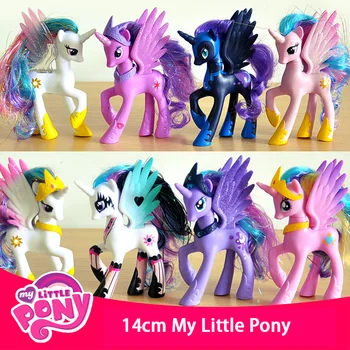 14cm My Little Pony Legetøj Prinsesse Rainbow Dash Twilight Sparkle Pinkie Pie Sjældenhed PVC-Action Figurer, Dukker, Legetøj til Børn