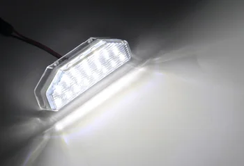 LED Nummerplade Lys For Mazda RX-8 RX8 2004-, for Mazda 6 2007-2011.Drevet af 18-SMD-Xenon-White-LED