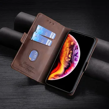 Flip Wallet Læder taske til iPhone 12 11 Pro Max mini SE 2020 XS-XR-X 8 7 6 6S Plus Magnetiske Telefonen Tilfælde Dække Fundas Coque