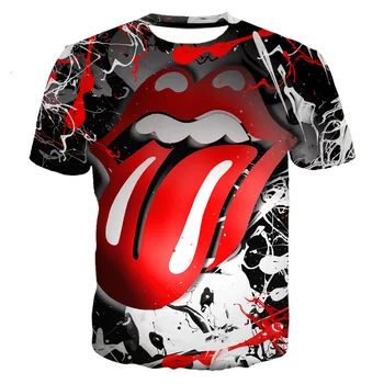 3d Print Rolling Stones Hættetrøje Jakke Sort Sweatshirt/Trøjer/Bukser Harajuku Shorts Sjove Streetwear og Hiphop-Hoody Ud Frakke