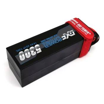 DXF-4S LiPo Batteri 14,8 V 5300mAh 130C-260C Hardcase XT60 for RC 1/10 Skala Trx Stampede Bil
