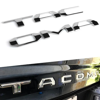 Nyt Om Toyota Tacoma 2016 2017 2018 2019 2020 Bagklap 3D Brev Dække Logo Badge Bil Klistermærker Styling Tilbehør til Bilen Decal