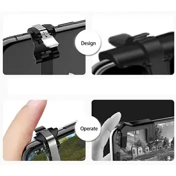 PUBG Mobile Spil Fire-Knappen Mål Nøgle Smart telefon Gaming Udløse L1 R1 Shooter Controller-Gennemsigtig Samsung Telefon til iPhone