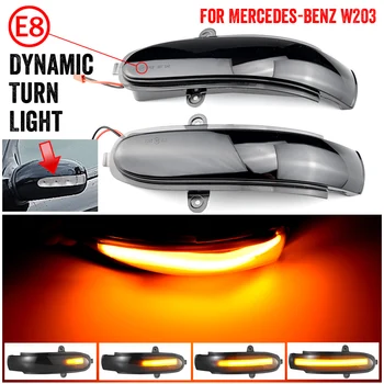 2stk Dynamisk blinklys Lys LED Side bakspejl Sekventiel Indikator FOR Mercedes-Benz W203 C C T-Model (S 203) CL203