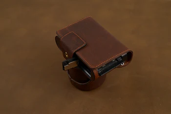 AYdgcam Mærke Håndlavet i Ægte Læder kamerataske Pose Fuld Hud For Leica Q typ 116 Leica Q2 Åbne Batteri Design