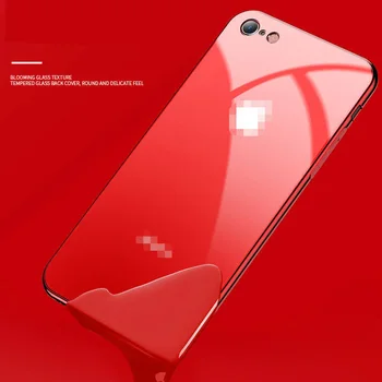 2021 Hot Sell Stil Luksus Phone Case For iPhone XR XS Antal 6S 7 8 Spejl Belægning Hærdet Glas Cover
