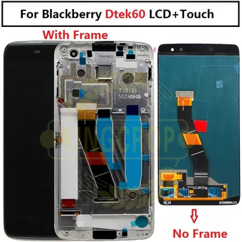 For Blackberry Dtek60 LCD-Dtek 60 Display Touch-Skærm Digitizer Assembly Reservedele ForvBlackBerry Dtek60 LCD-skærm med ramme